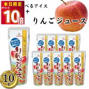 【10本】信州安曇野 りんごジュース シャーベット スティック バー 冷凍 ジュース パック アイスキャンディー かき氷 スイーツ フルーツバー 凍らせて食べる フルーツシャーベット パウチ 果実 お菓子