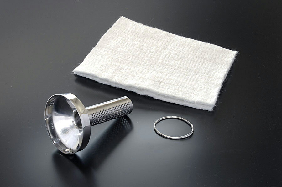 JDM ステンレス パンチング インナーサイレンサー ＋グラスウールセット 115パイ NA車専用 JIS-P115N