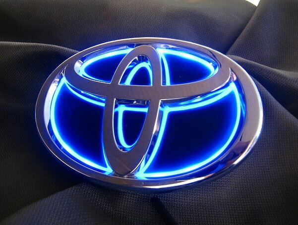 Junack ジュナック LEDトランスエンブレム LTE-T10 プリウス ZVW30 リアエンブレム LED点灯カラー ブルー