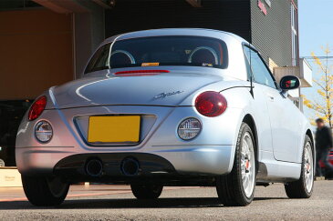 GP SPORTS ジーピースポーツ EXAS EVO Tune マフラー 品番:250221コペン L880K 『JASMA認定 車検対応』『車高短対応』オールステンレス&チタンテールマフラー