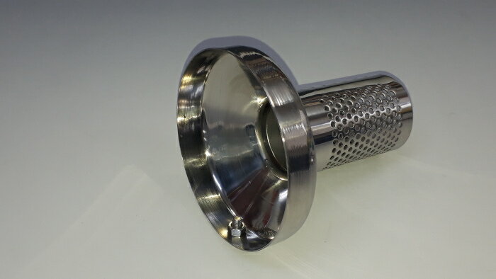 スポーツマフラー専用 SUS304 ステンレス製 パンチング インナーサイレンサー 115パイ ターボ車用（外..