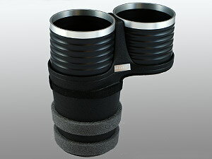 ALCABO アルカボ 車種専用ドリンクホルダー LEXUS レクサス LS（USF#）2006年〜2012年 センターコンソール用 右/左ハンドル車 AL-B107BS（ブラック/リング カップ タイプ）