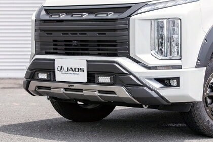 JAOS ジャオス フロントバンパーガード 塗装品 マットブラック デリカ D:5 ディーゼル（19+）B016306MB ※特殊送料注意