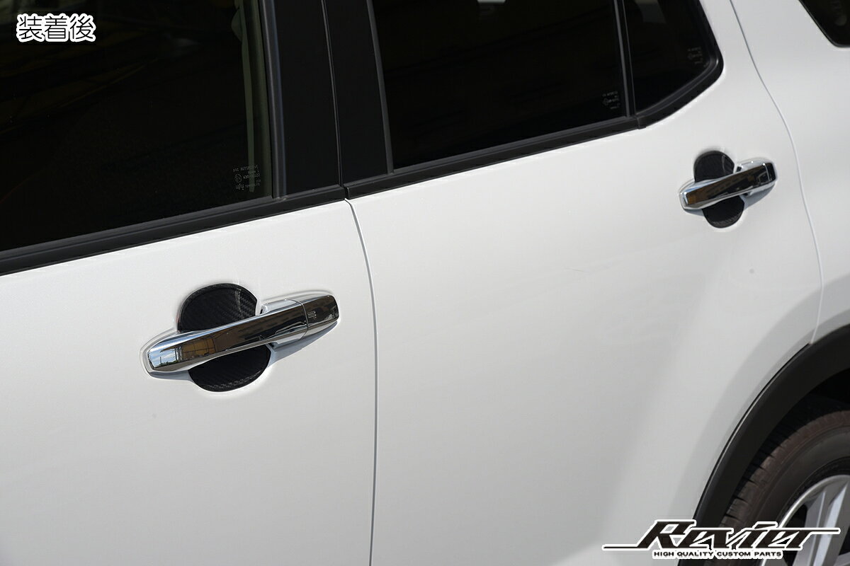 Rakuten - Revier レヴィーア A200系 A210系 ロッキー ライズ ドアハンドルアンダープロテクター 4ピース カーボン調 SN4694