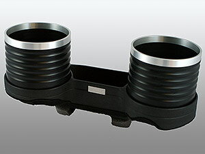 ALCABO アルカボ 車種専用ドリンクホルダー BMW 1シリーズ（右ハンドル車）5ドア(E87)/クーペ(E82)/コンバーチブル(E88）AL-074BS（ブラック/リングカップタイプ）