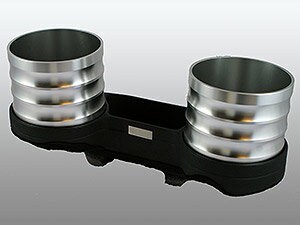 ALCABO アルカボ 車種専用ドリンクホルダー BMW 1シリーズ（右ハンドル車）5ドア(E87)/クーペ(E82)/コンバーチブル(E88）AL-074S（シルバーカップタイプ）