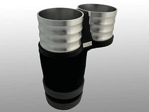 ALCABO アルカボ 車種専用ドリンクホルダー BMW X1 iX1 U11 2023年〜 AL-B115S（シルバー カップ タイプ）