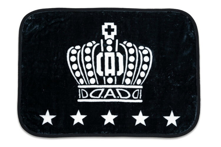 ギャルソン DAD ブランケット【HA673-01-01】ブラック×ホワイト