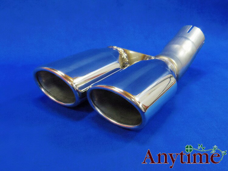 高品質ステンレスマフラーカッター ZVW5# プリウスオーバル型デュアルタイプ