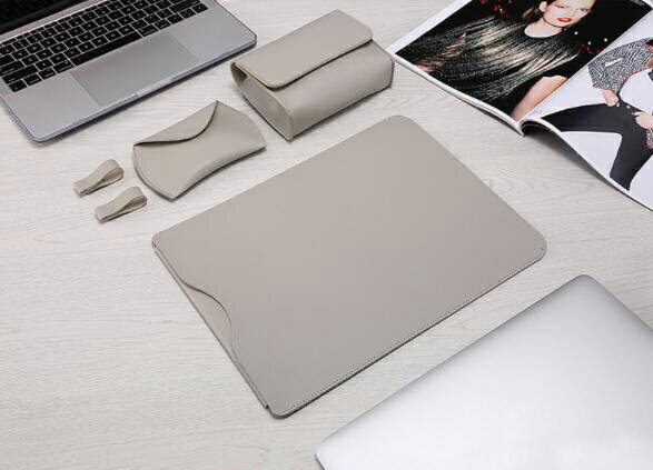 【送料無料】パソコン インナーケース　4点セット　 パソコンケース ケース PC PCケース | 収納 軽量 iPad MacBook ノートパソコン ノートPC フェルト シンプル 耐久性 保護 11　12　13 13.3 15.4インチ　電源ケース 【Anytime】