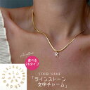 【超目玉】イニシャルモチーフネックレス 選べる26タイプ ネックレス レディース イニシャル ペンダント アルファベット プレゼントにおすすめ シンプル おしゃ...