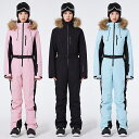 スノーボード ウェア ビブパンツ レディース つなぎ オールインワン フード付き オールインワン 防水 防寒 保温 ロングパンツ