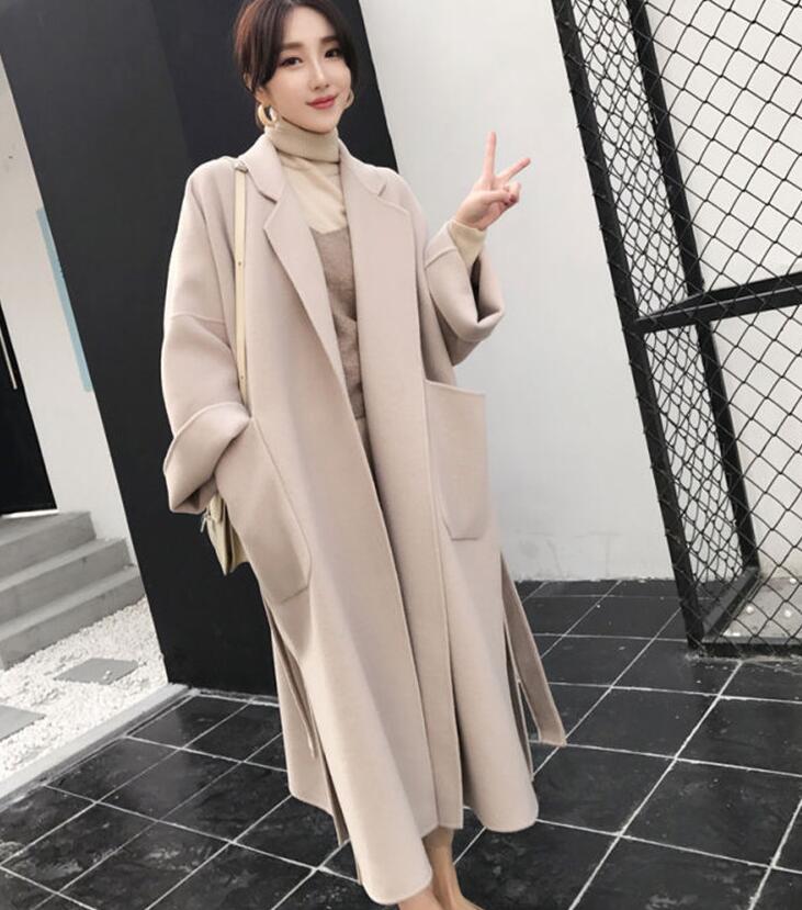 チェスターコート ルーズコート 柔らかコート レディース ロング丈 アウター 冬物 冬服 マキシ丈 コート ポケット付き 女性 大人 厚手 防寒 保温 ベージュ ルーズコート 冬アウター Anytime 【Anytime】