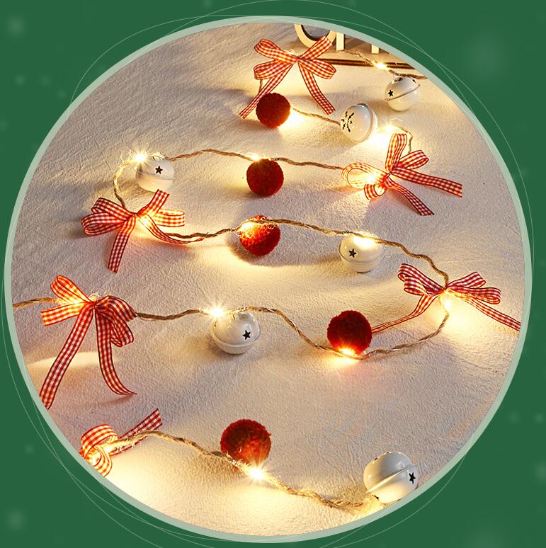 クリスマスイルミネーション 屋外 LED クリスマス 飾りライト おしゃれ LEDライト 室内飾り 室外飾り イルミネーションライト 装飾 クリスマスツリー クリスマスベル クリスマスパーティー 2M 20球 ツリー パーティー 【Anytime】