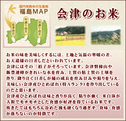 ひとめぼれ10kg福島県産お米新米30年産会津産送料無料『30年福島県会津産ひとめぼれ白米10kg』【RCP】