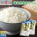 米 天のつぶ 10kg(5kg×2袋) 福島県産 お米 5年産 送料無料 『令和5年福島県産天のつぶ(白米5kg×2)』