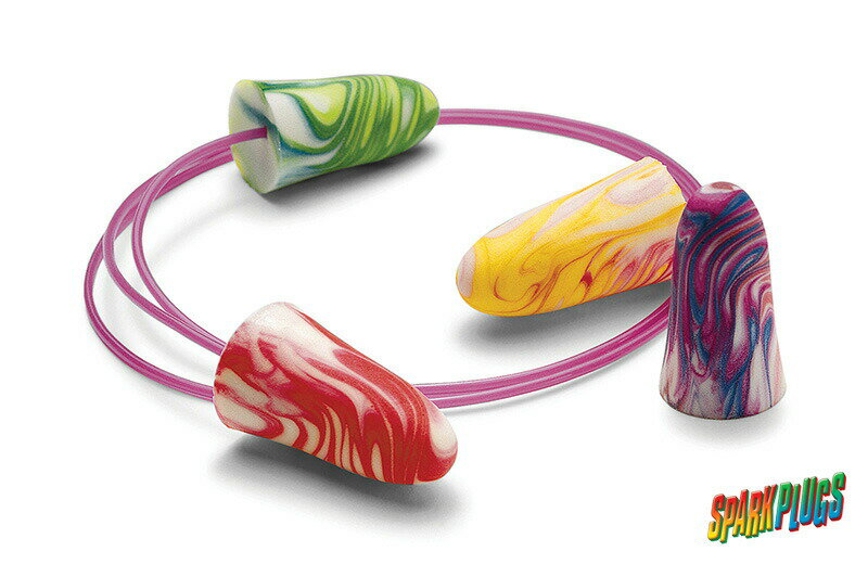 MOLDEX モルデックス 耳栓 高性能 コード 付 遮音値 33dB スパークプラグ 6654 1組