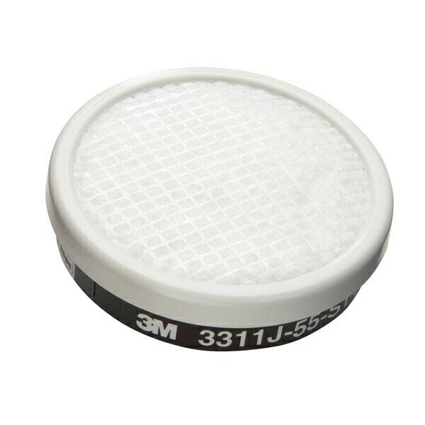 【3M/スリーエム】防毒マスク用吸収缶3311J-55 有機ガス用(60個/1ケース)【防塵機能有り】 ガスマスク