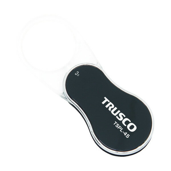 TRUSCO LED付スライドポケットルーペ レンズサイズ45mm 3倍 TSPL-45