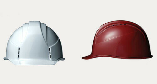 通気孔タイプの決定版【住ベ】 ABS素材ヘルメット KKC ベンチレーション付 (ライナー無) 【安全用・工事用・高所作業用・防災】