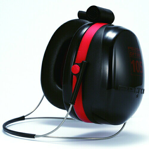 3M PELTOR イヤーマフ Optime105 H10B 遮音 NRR 29dB ネックハンド タイプ