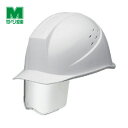 ミドリ安全 スライダー面付ヘルメット通気孔型 ホワイト SC-11BVSRA-KP-W