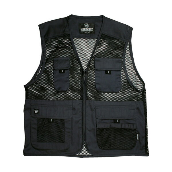 カジメイク メッシュベスト チャコールグレー L 6628-74-L