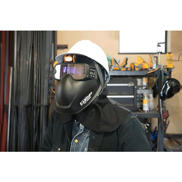 SUZUKID 液晶式自動遮光溶接ゴーグルマスク アイゴ マットブラック EG-200MB