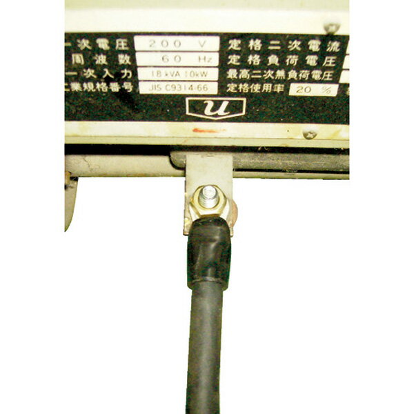 TRUSCO キャブタイヤケーブル ホルダ丸端子付 5m TCT-2205KH