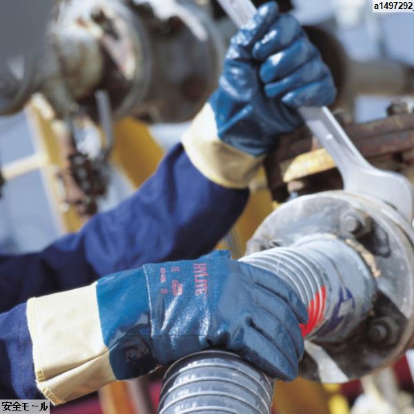 安全モール 楽天市場店のアンセル ニトリルコーティング手袋 アクティブアーマーハイライト 47-409 Lサイズ　474099　1双｜アングル3