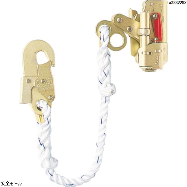 【商品名】■ツヨロン 昇降・定位置作業用ロリップ 78ロリップ【特徴】●垂直親綱を使用した昇降や定位置作業の墜落防止器具です。●定位置作業切り替えレバー付です。●垂直親綱の取り付け取り外しは親綱の中途部分でも簡単に行えます。【用途】●建設現場プラント工事などで仮設の親綱設置で昇降や定位置作業の墜落防止。【仕様】●適用親綱(mm):16~18●子綱ランヤード径×長さ(mm):12×500●ロープ(子綱)寸法(mm)径×長さ:12×500【仕様2】●昇降時は連結子綱を使用●安全帯構造指針適合品●定位置作業時は安全帯フック取り付け環付【材質／仕上】●本体およびフック:スチール●ロープ:ナイロン【その他仕様】メーカー名：藤井電工(株)ブランド名：ツヨロン品番：78R4BPJANコード：4956133028762原産国：日本内容量：1個質量：1070.000G【注意事項】●-10度~50度の範囲で使用してください。但し凍結時使用不可です。