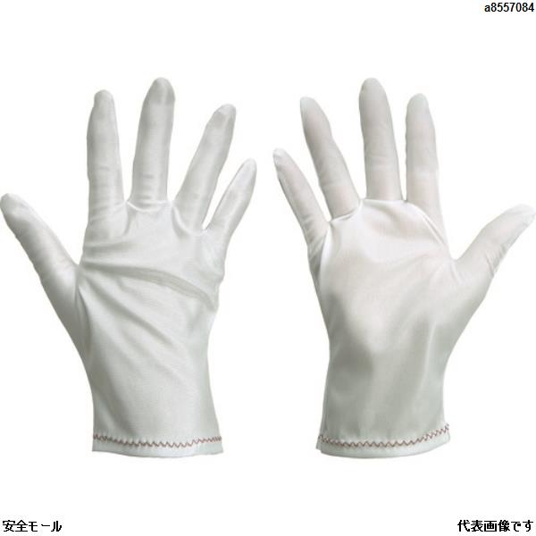 【商品名】■ウインセス 防塵手袋 L (10双入)【特徴】●生地をレーザー裁断しており、生地断面からの発じんを低減しています。●親指一体型の半立体縫製で履き心地が良好です。●100%国内生産です。【用途】●精密部品の組立、検査、薬品製造工程に。【仕様】●色:ホワイト●サイズ:L●厚さ(mm):0.3(甲)/0.46(ひら)●リストカラー:レッド●全長(cm):24.3●手のひら周り(cm):19.6●中指長さ(cm):8.1●甲幅(cm):9.8【仕様2】●親指一体型のマチなしタイプ【材質／仕上】●手のひら側:ポリエステル(ポリウレタンラミネート)●甲側:ポリエステル【その他仕様】メーカー名：ウインセス(株)ブランド名：ウインセス品番：9501LJANコード：4935268306976原産国：日本内容量：1袋/10双質量：135.000G