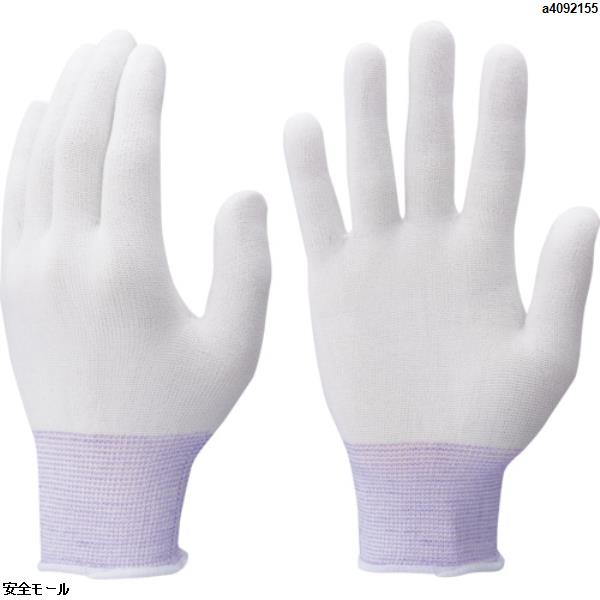 【商品名】■ショーワ ナイロンインナー手袋20枚入 B0910 Mサイズ【特徴】●編み目の細かい13ゲージ・シームレス手袋です。●長繊維を使用しているため、手袋からのホコリや糸くずの発生を抑えます。【用途】●精密機械工業。●機械工業。【仕様】●色:ホワイト●サイズ:M●厚さ(mm):約0.7●ゲージ数:13●全長(cm):16.5●手のひら周り(cm):16.0●中指長さ(cm):6.3【仕様2】●13ゲージ編●左右兼用【材質／仕上】●ナイロン、ポリエステル、その他【その他仕様】メーカー名：ショーワグローブ(株)ブランド名：ショーワ品番：B0910MJANコード：4901792961424原産国：マレーシア内容量：1袋/20枚質量：110.000G