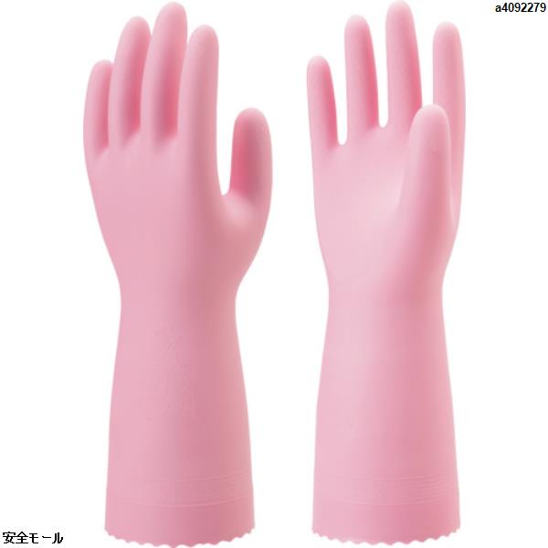 ショーワ 塩化ビニール手袋 ワーキング中厚手 ピンク Mサイズ　NO111MP　1双 1