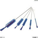 TRUSCO 理化学ブラシ 注射器用 PBT毛 ステンレス柄1cc用 TBSS1P 1本(3)