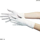 TRUSCO ニトリル製使い捨て極薄手袋 粉無し S ホワイト (200枚入) TGL440S 1箱(4)