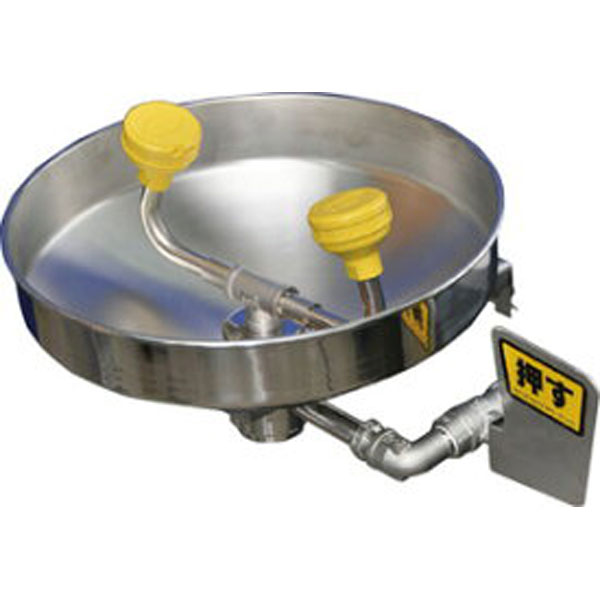 (送料無料) 日本エンコン 緊急用洗眼器 450 (壁取付け型SUSボウルタイプ)