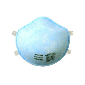 【PM2.5/大気汚染/黄砂対策】【興研】使い捨て式防塵マスクハイラック3502本ひも式(10枚入)(DS2)【粉塵/作業用/医療用】