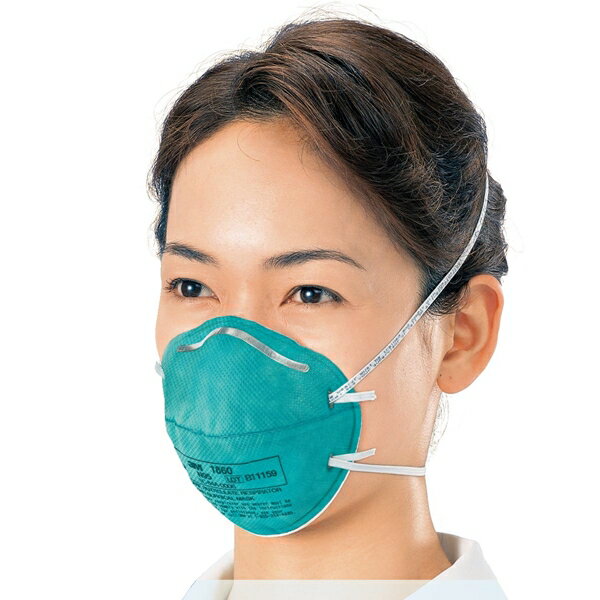(PM2.5 マスク 女性) PM2.5対応 医療用 N95 1860-N95 20枚入 マスク N95規格 女性 大気汚染 新型 鳥 豚インフルエンザ 感染対策 3M/スリーエム (地震対策)