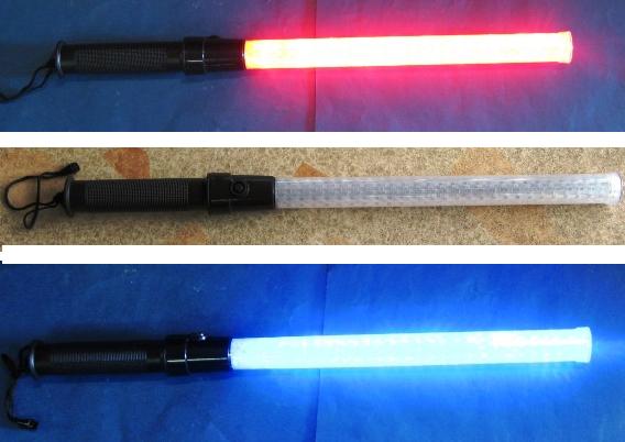 LED合図灯 赤・青2色 ACE-12RB 1本で2役 赤・青2色点滅・点灯 これは便利