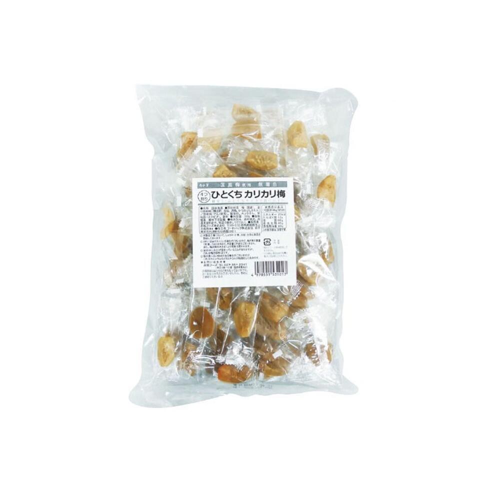 熱中症対策 4つ割りひとくちカリカリ梅 350g(約100粒入り) CN3025