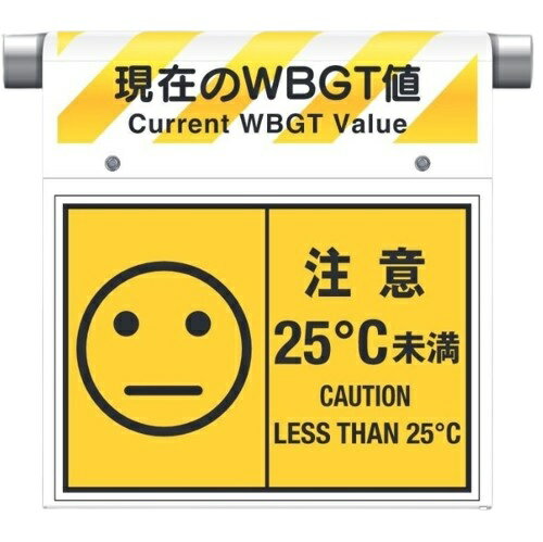 ユニット ワンタッチ取付標識セット WBGT値 HO-5120