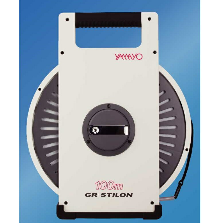 ヤマヨ ナイロンコート鋼製巻尺 ジーアールスチロン GR STILON 100m NR100GR JIS1級 マイゾックス