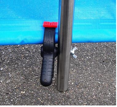 除草用飛散防止ネット用　クリップ