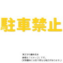 駐車場用路面表示シート「駐車禁止」黄色 小 300×300mm 835-019Y 駐車場用文字シート
