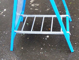 工事用はしご型看板サポート金具看板用ウエイト