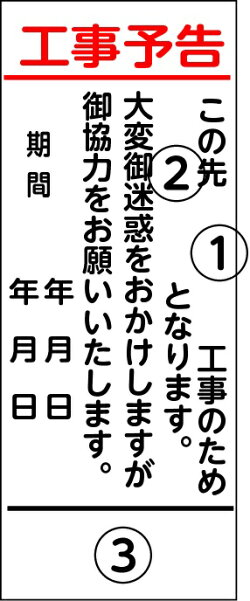 工事用看板「お願い」工事用全面反射看板スタンド看板SR-84A