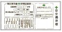 工事現場安全掲示板 A-1W（屋根なしタイプ）900×1800　ホワイトボード板【大型商品・個人宅配送不可】【代引不可】