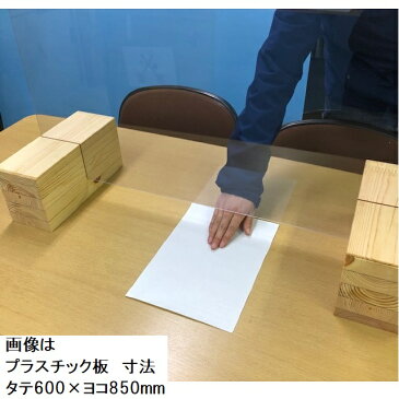 ウイルス飛沫拡散感染防止ガードパネル 間仕切りパネル 600×600(大型商品)