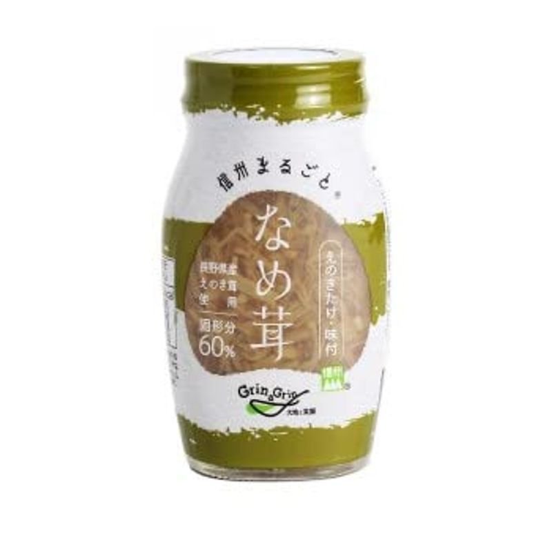 長野興農 信州まるごとなめ茸60% 120g 15本 ビン詰 